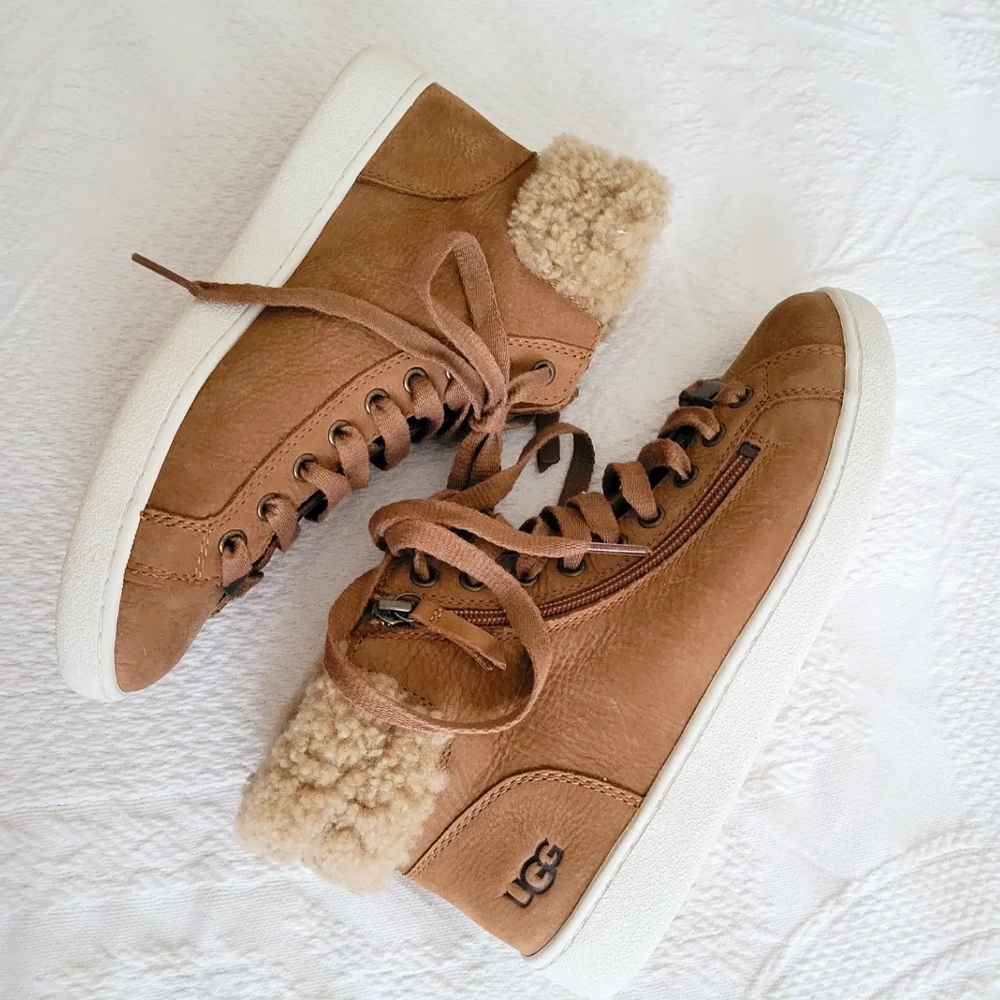 UGG Olive High Top Sneakers